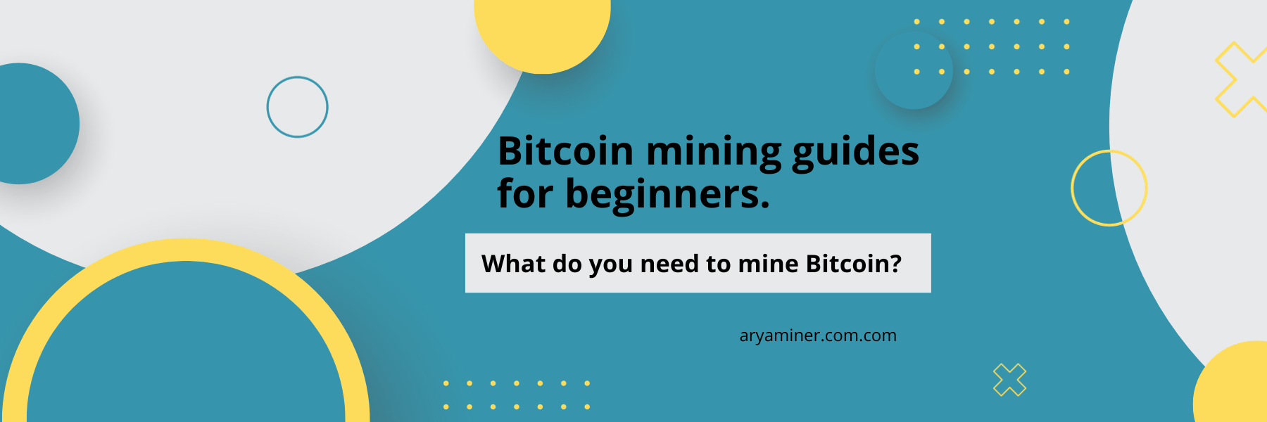 Tips for Bitcoin mining beginners - Aryaminer