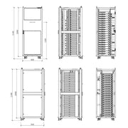 HYDRO CABINET 20-SLOT RACK